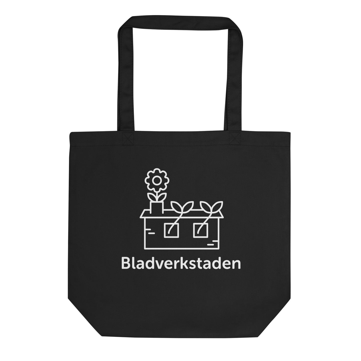 Bladverkstaden - Svart tygkasse i ekologisk bomull