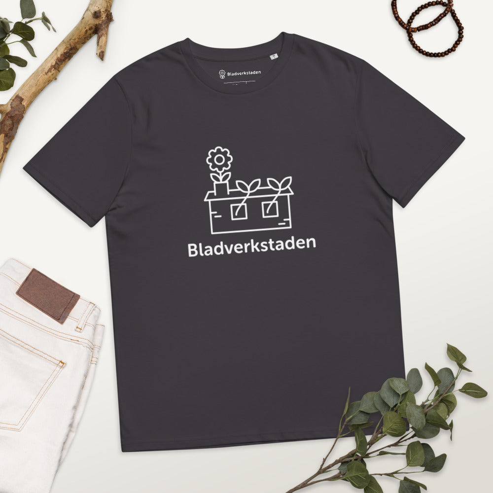 Bladverkstaden Svart T-shirt i valfri färg - ekologisk bomull