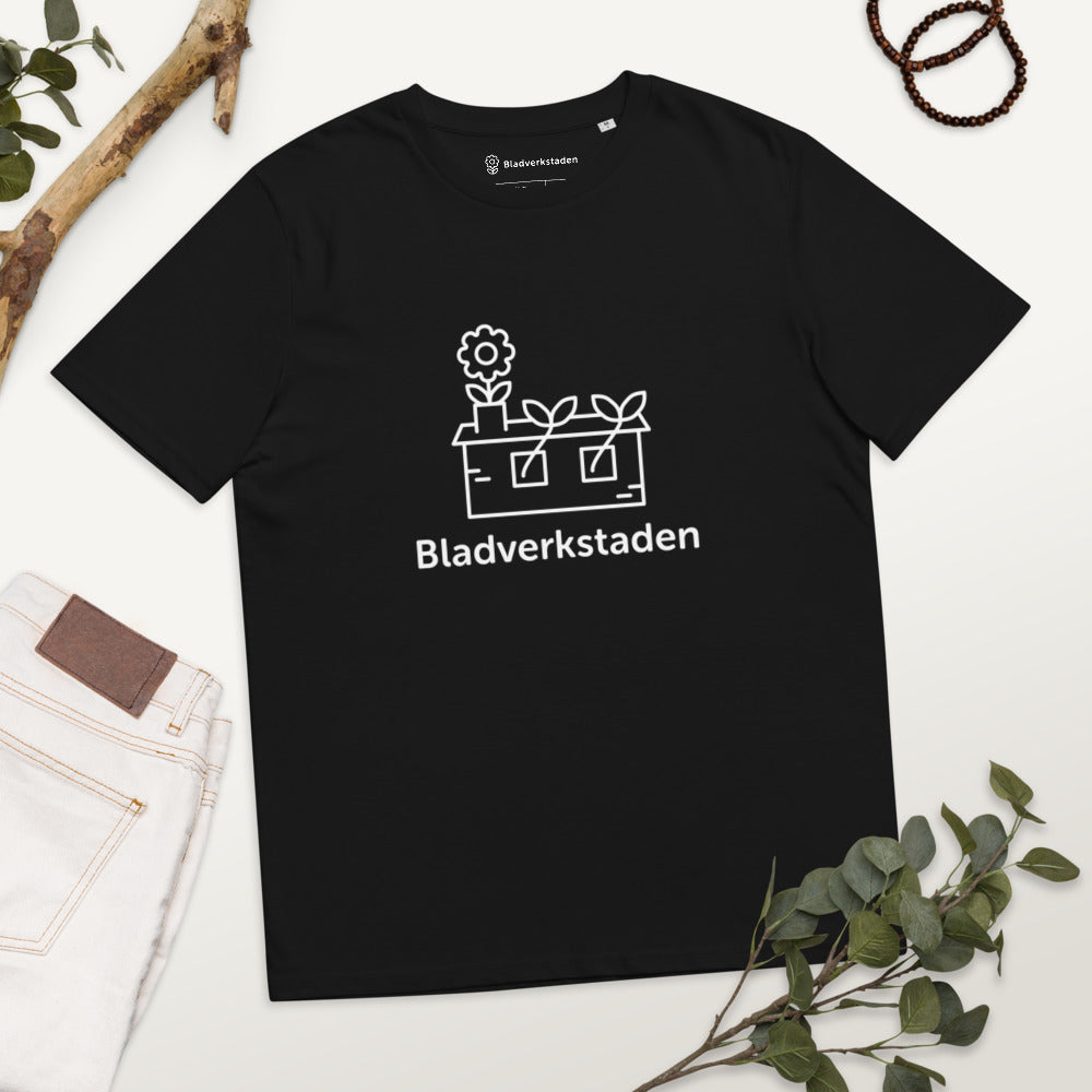 Bladverkstaden Svart T-shirt i valfri färg - ekologisk bomull