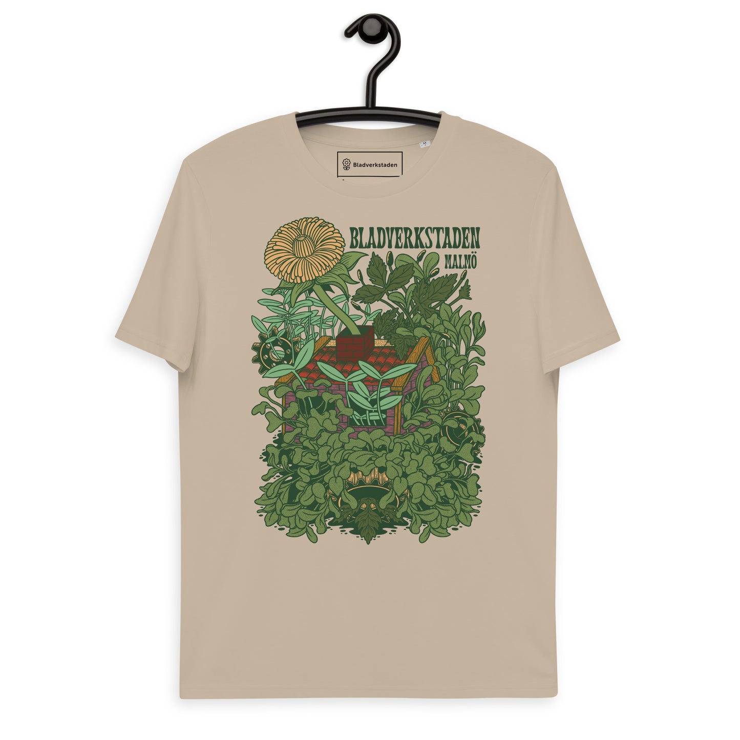 Bladverkstaden Unisex T-shirt i ekologisk bomull