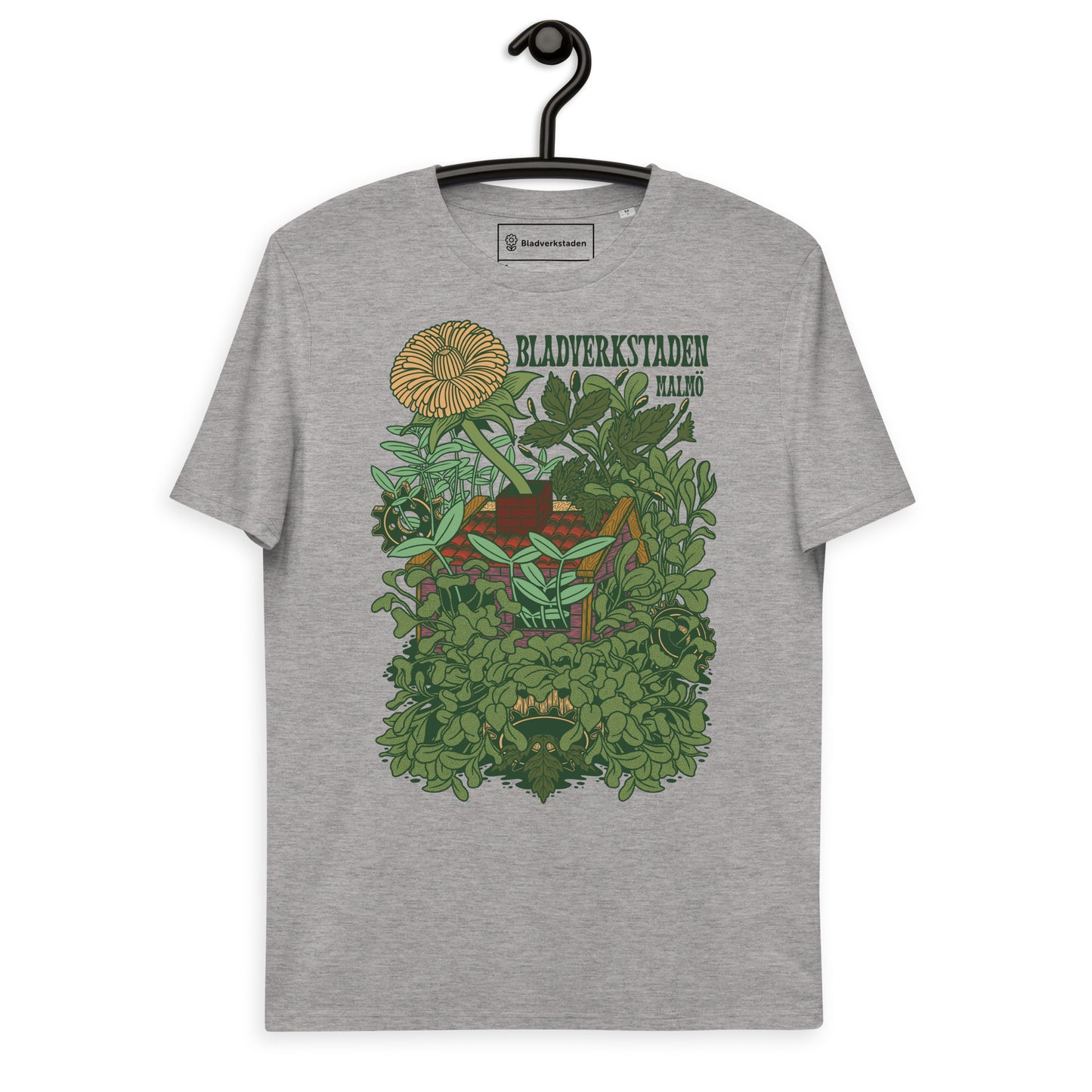 Bladverkstaden Unisex T-shirt i ekologisk bomull