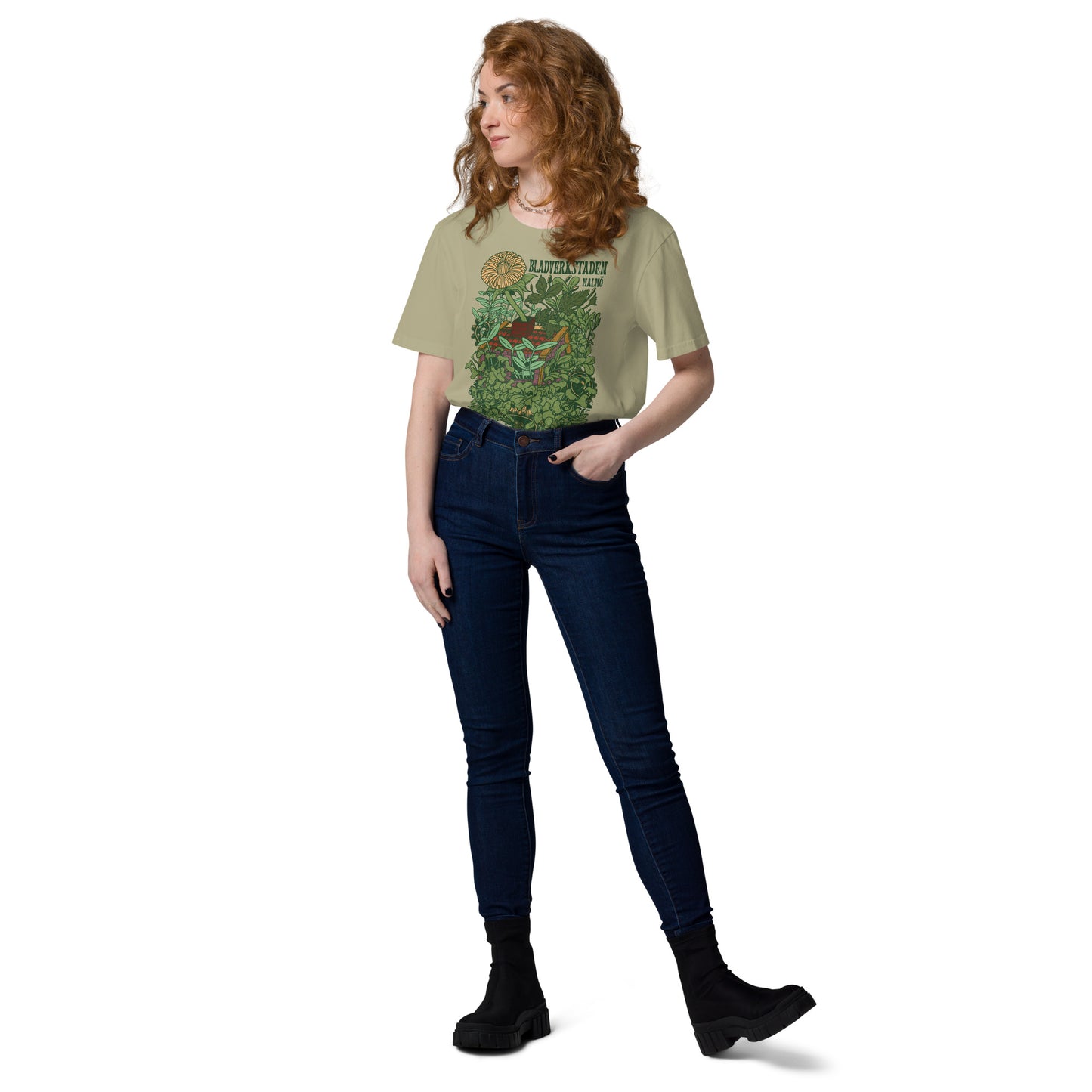 Bladverkstaden Unisex T-shirt i ekologisk bomull