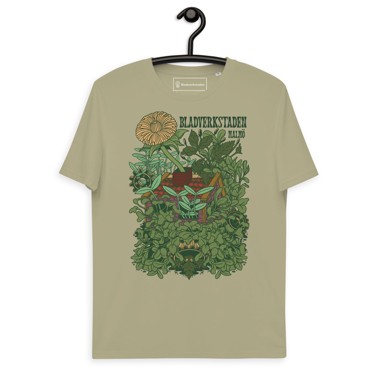 Bladverkstaden Unisex T-shirt i ekologisk bomull